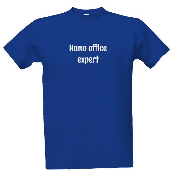 Tričko s potiskem Homo office