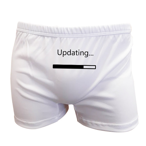 Trenýrky s potiskem trenyrky updating
